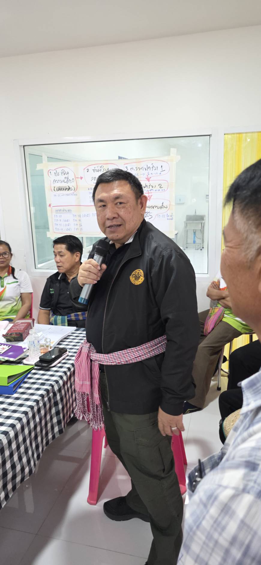 title - เลขาธิการ ส.ป.ก. ลงพื้นที่ตรวจเยี่ยมกลุ่มแปลงใหญ่ข้าวอินทรีย์ และโครงการก่อสร้างบ่อบาดาลฯ ในเขตปฏิรูปที่ดิน จังหวัดร้อยเอ็ด